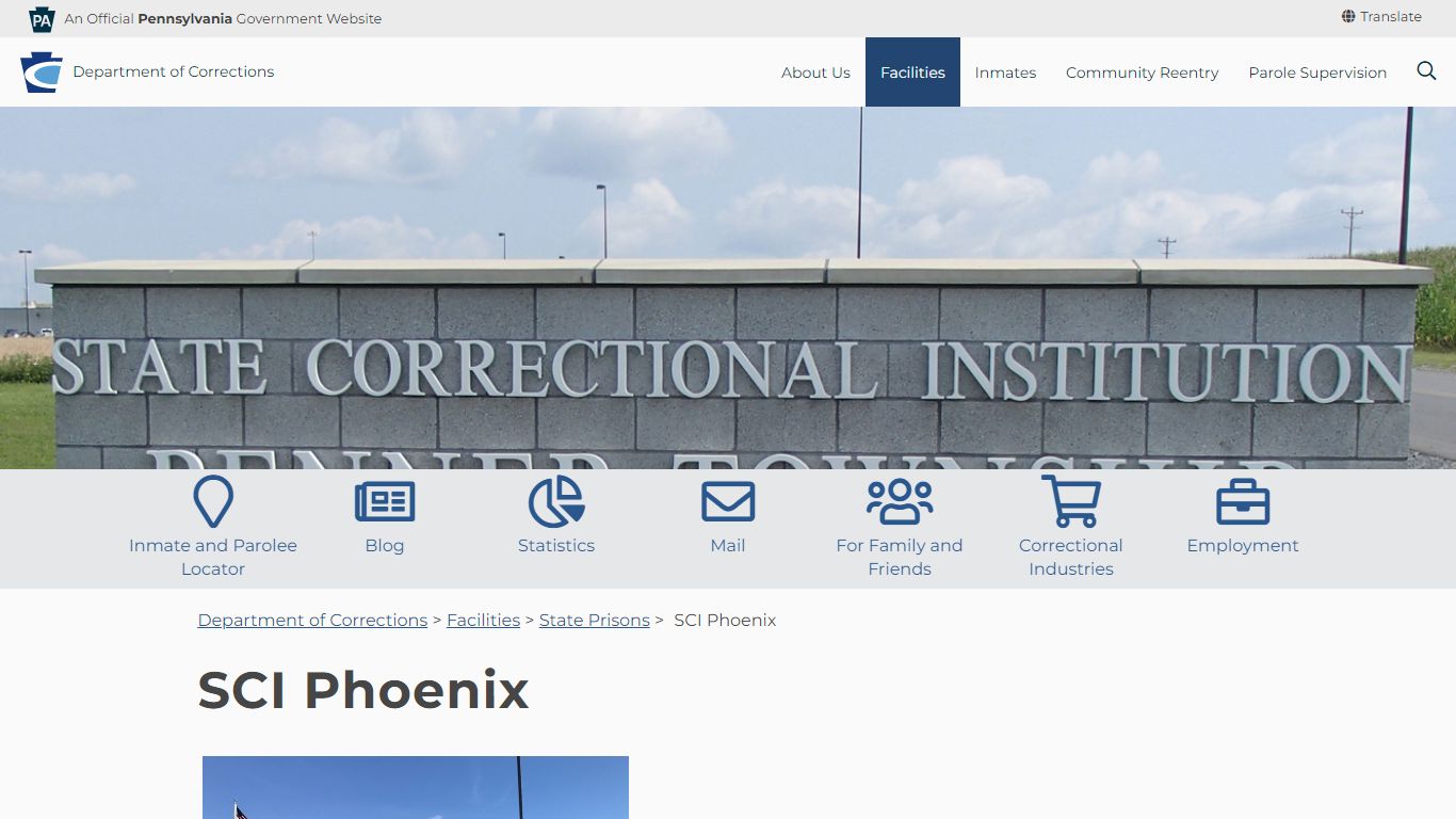 SCI Phoenix - Pennsylvania Department of Corrections
